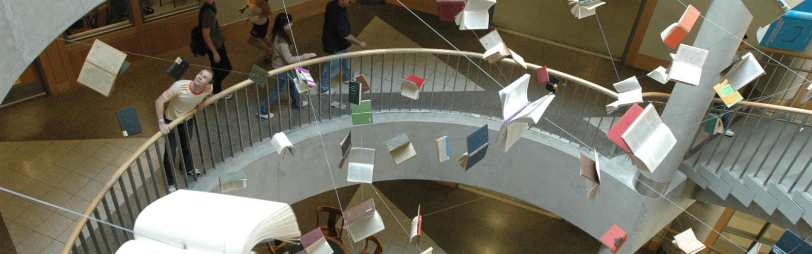 Book installation at library